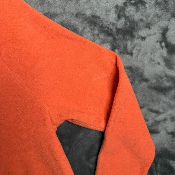Patagonia Womens Orange Classic Microdini Fleece Jacket Size Small - Picture 16 of 16